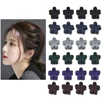 Amazon.co.jp: ISHR ミニ ヘアクリップセット 12個セット 前髪クリップ